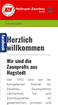 Mobile Screenshot of holtruper-zaunbau.de