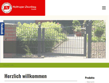 Tablet Screenshot of holtruper-zaunbau.de